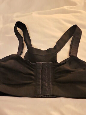 Carefix Mary Post-Op Bra Black Sports Bra Size Large